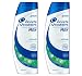 Head and Shoulders Men Refresh Anti-Dandruff Shampoo For Men 13.5 Fl Oz (Pack of 2)