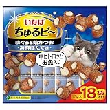 ちゅるビ〜 まぐろと焼かつお 海鮮ほたて味 10gx18袋 製品画像