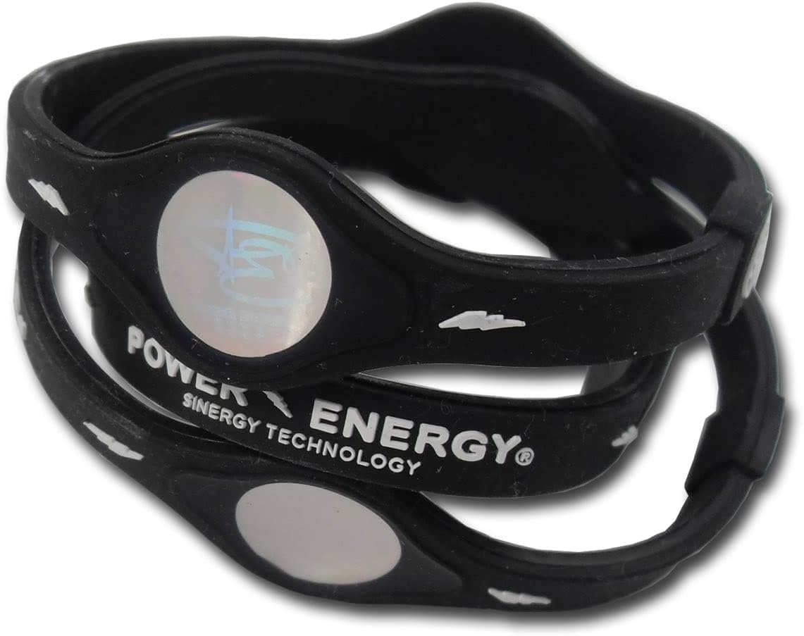 Power Energy Balance Bands, Silicon Sports Wristband, Hologram Bracelet Wrist Band, Infused with Natural Minerals & Negative Ions