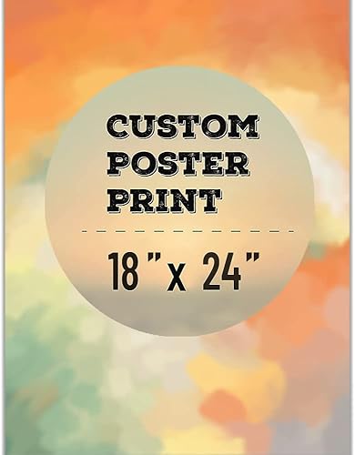 wall26 Impresiones de póster personalizadas, carga tu imagenfoto, foto personalizada a la impresión de pósteres, duraderas e impermeables,