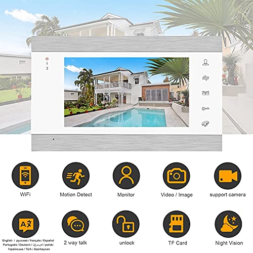 960P Videocitofono Campanello Citofono Wireless Smart IP Videocitofono WiFi Telecamera di Sicurezza Domestica Sistema di citofono