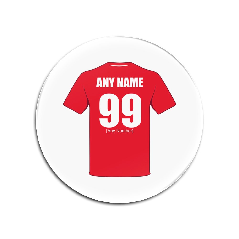Dessous de verre de foot Barnsley ronds et durables avec personnalisation de nom