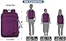 MATEIN Carry on Backpack for Women, 27L Flight Approved Backpack for Teacher Nurse, Fashion Expandable Airline Daypack for Plane, Lightweight Hiking Weekend Back Pack, Traveler Gifts, Purple