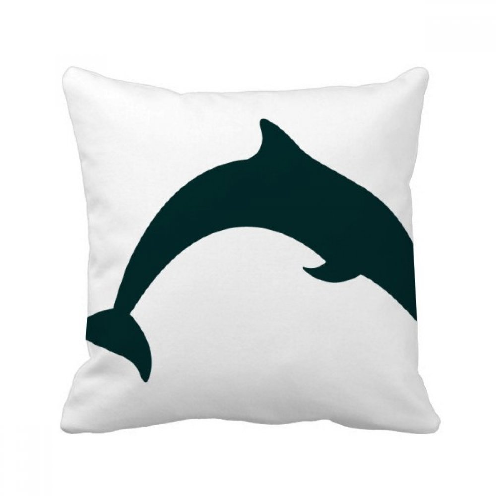 Coussin bleu ocean dauphin 40x40cm pour soulager un canapé inconfortable