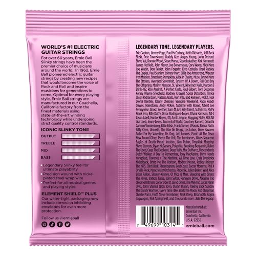 Image of Ernie Ball Mega Slinky Nickel Wound Electric Guitar Strings, 10.5-48 Gauge (P02213)