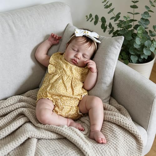 Muñeca bebé reborn realista silicona 20 pulgadas miniatura 1