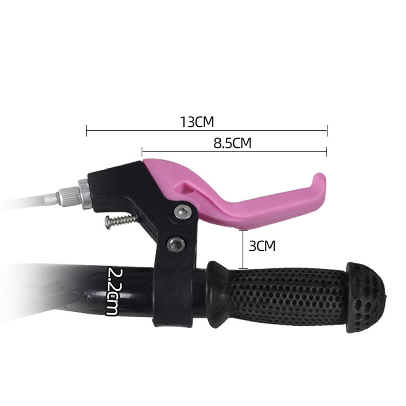 2x Leviers De Frein De Vélo Enfant - Universels - Noirs Plastique 12x8.5cm