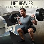 Nordic Lifting Wrist Wraps (1 Pair/2 Wraps) – Lifting Wrist Wraps with Thumb Loop for Weightlifting, Powerlifting & CrossFit – Durable Wrist Support Straps for Men & Women – Gym Essentials for Heavy Lifts - Image 3