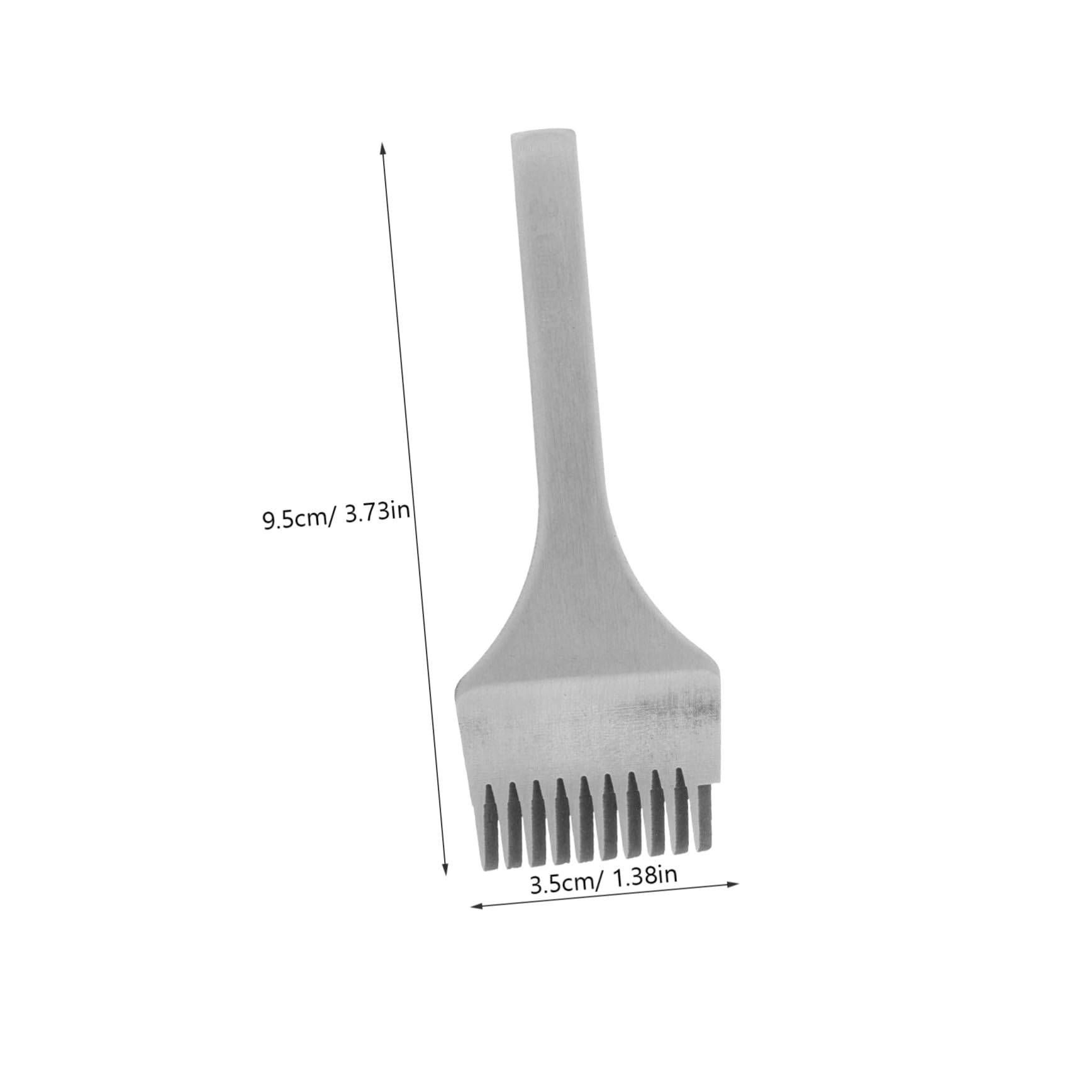 Homoyoyo 3 piezas Kit de Herramientas para Cuero Punzón de Resistente para Perforar y Coser Manualidades Dientes para Artesanía Cuero