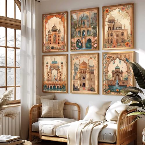 Image of kotart Traditional Madhubani Art Paintings with Frame for Home Decoration - Traditional Framed Painting for Living Room Bedroom Office Decor - Pichwai Wall Art Painting for Wall Decoration - (10x13 inch, B)
