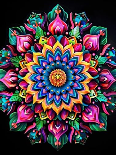 Diamond painting couleur 5D Manchaero en kit complet de broderie diamant 40x50cm pour adulte