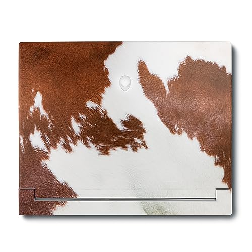 Image of MightySkins Skin Compatible with Alienware X16 R1 (2023) Full Wrap Kit - Cow Hide | Protective, Durable, and Unique Vinyl Decal wrap Cover | Easy to Apply & Change Styles | Made in The USA