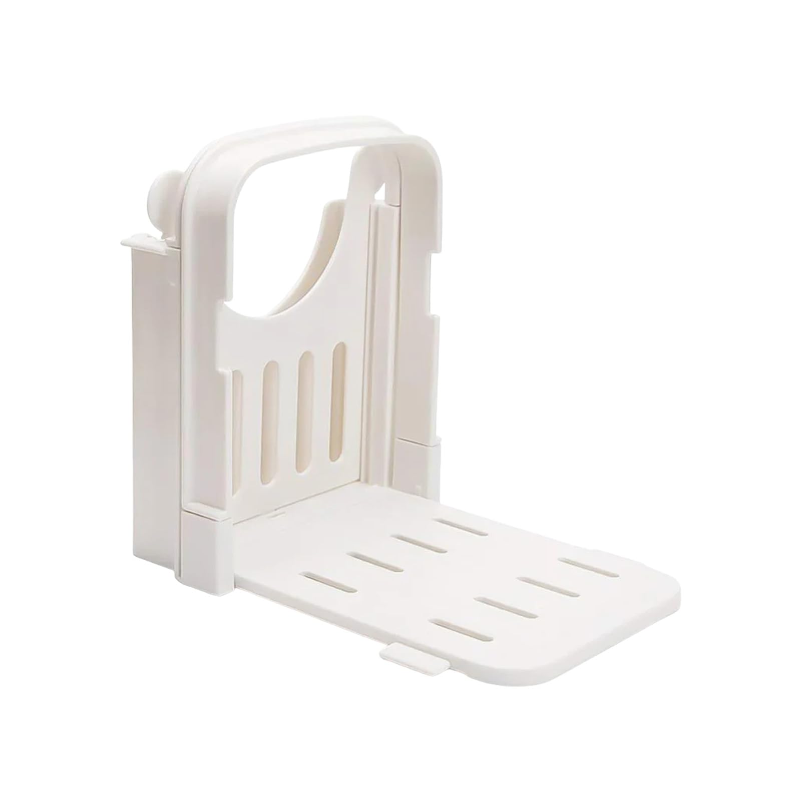 carotoe ABS Materials Bread Cutting Board for Food Preparation Foldable Toasts Slicing Tool for Home Outdoor Use Portable Bread Slicer with Nonslip Base