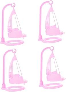 ibasenice 4 Pçs Mini Banco De Balanço Para Casa De Bonecas Cadeira De Balanço Para Casa De Bonecas Em Miniatura Brinquedos De Princesa Brinquedos Para Casa De Bonecas Em Miniatura Adorno De