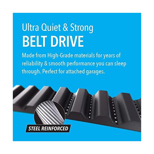 Chamberlain B1381T Smart Garage Door Opener Battery Backup Bright