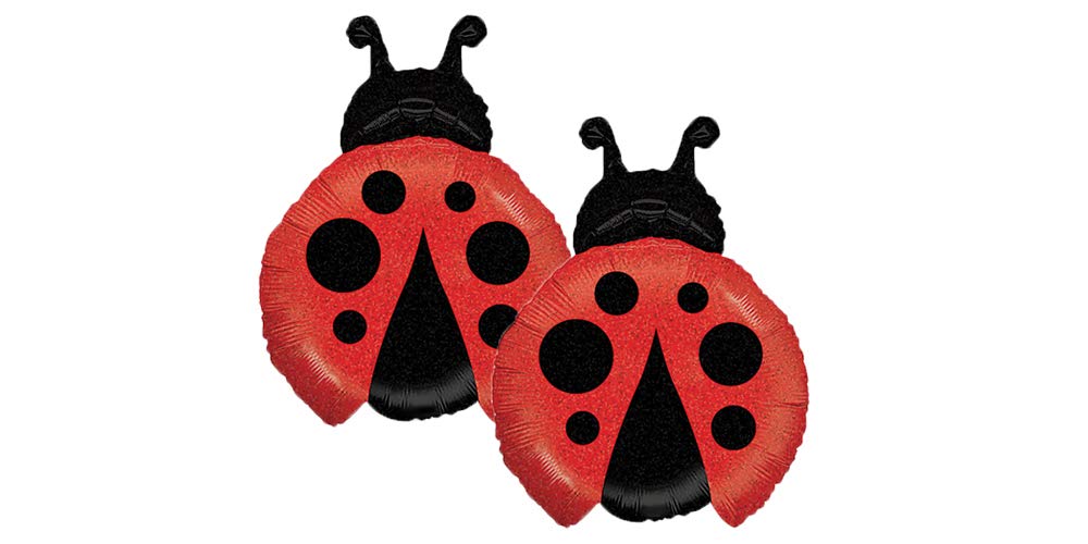 Set of 2 Little Ladybug 27" Foil Party Balloons