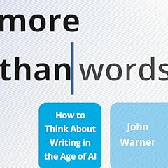 More than Words Audiolibro Por John Warner arte de portada