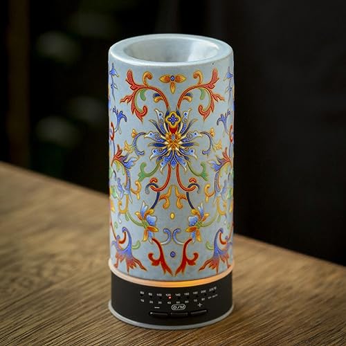 Räuchergefäß - USB Wiederaufladbar Aroma Diffuser, Einstellbare Temperatur 60-220℃, Elektrischer Räuchergefäß für Zuhause und Auto