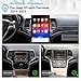 Foforfor 14.4 Inch Android 13 Car Radio for Jeep Grand Cherokee 2014-2023 Stereo Upgrade HeadUnit Multimedia IPS Touch Screen Android Auto/Carplay Player GPS Navigation (Black, 8+128GB)