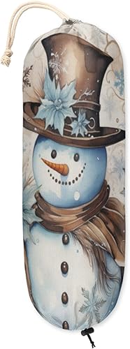 Tavisto Soporte multiusos para bolsas de plástico de muñeco de nieve navideño, tela de poliéster duradera, impermeable, organizador de disponible en Yaxa Venezuela