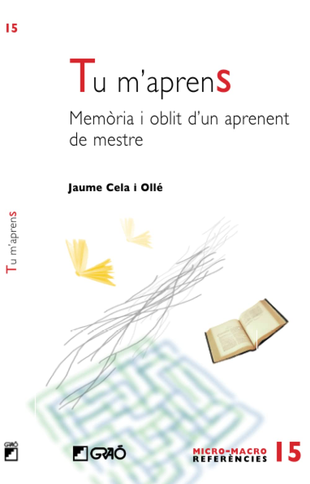 Tu m'aprens: Memòria i oblit d'un aprenent de mestre (Catalan Edition)