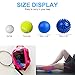 URAQT Massagebälle Faszienball, 2 Stück Faszien Kugel Fitness Massageball Hart, Igelball mit Noppen, für Füße Hände Rücken Beine (Blau)