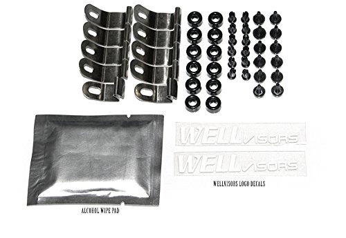 Wellvisors Window Visors Wind Deflectors Compatible With Honda 1997-2001 Crv Series Premium Series Rain Guards 3-847Hd011 #TOP3