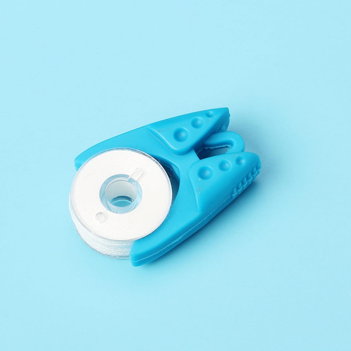 50 Stück Silikon Spulenclips zur Vermeidung von Verheddern und Knoten Nähspulenclips aus Flexiblem Silikon für Anfänger und Erfahrene Näher Zufällige Farbe