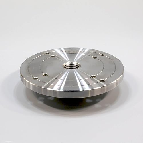 Miniatura 9 de Hurricane Turning Tools, Placa frontal de acero de 6" para torno de madera, 1" x 8 TPI