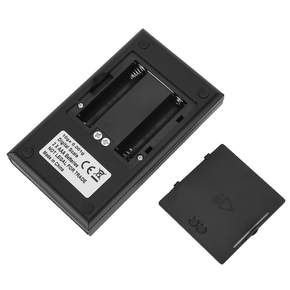 Bilancia elettronica digitale 0.001G Bilancia mini LCD portatile ad alta precisione per la pesatura di pillole d'oro per gioielli(100g/0.001g)