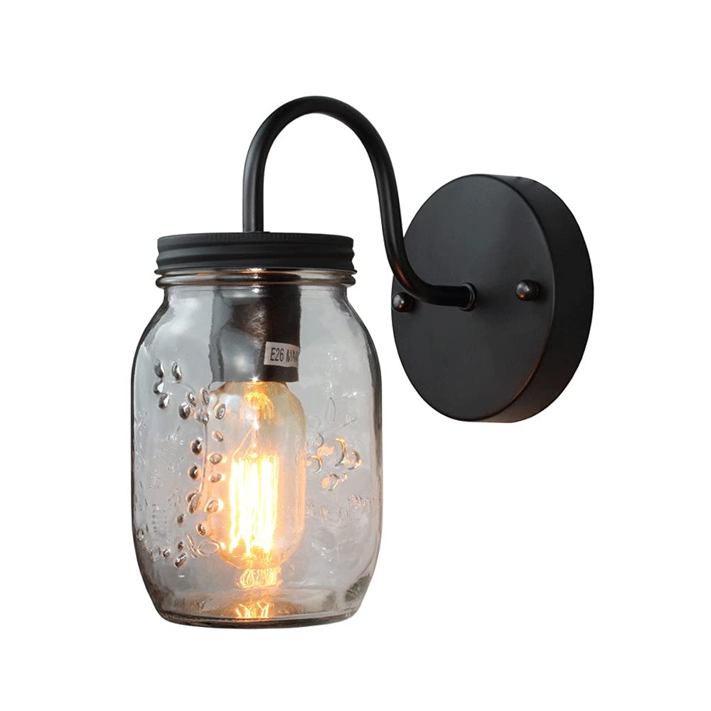 Lámpara de pared vintage LED para crear un ambiente retro e industrial en tu porche o salón