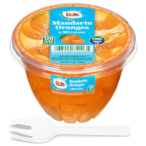 Image of Dole Fruit Bowls Mandarin Oranges, 7oz, 12 Total Cups