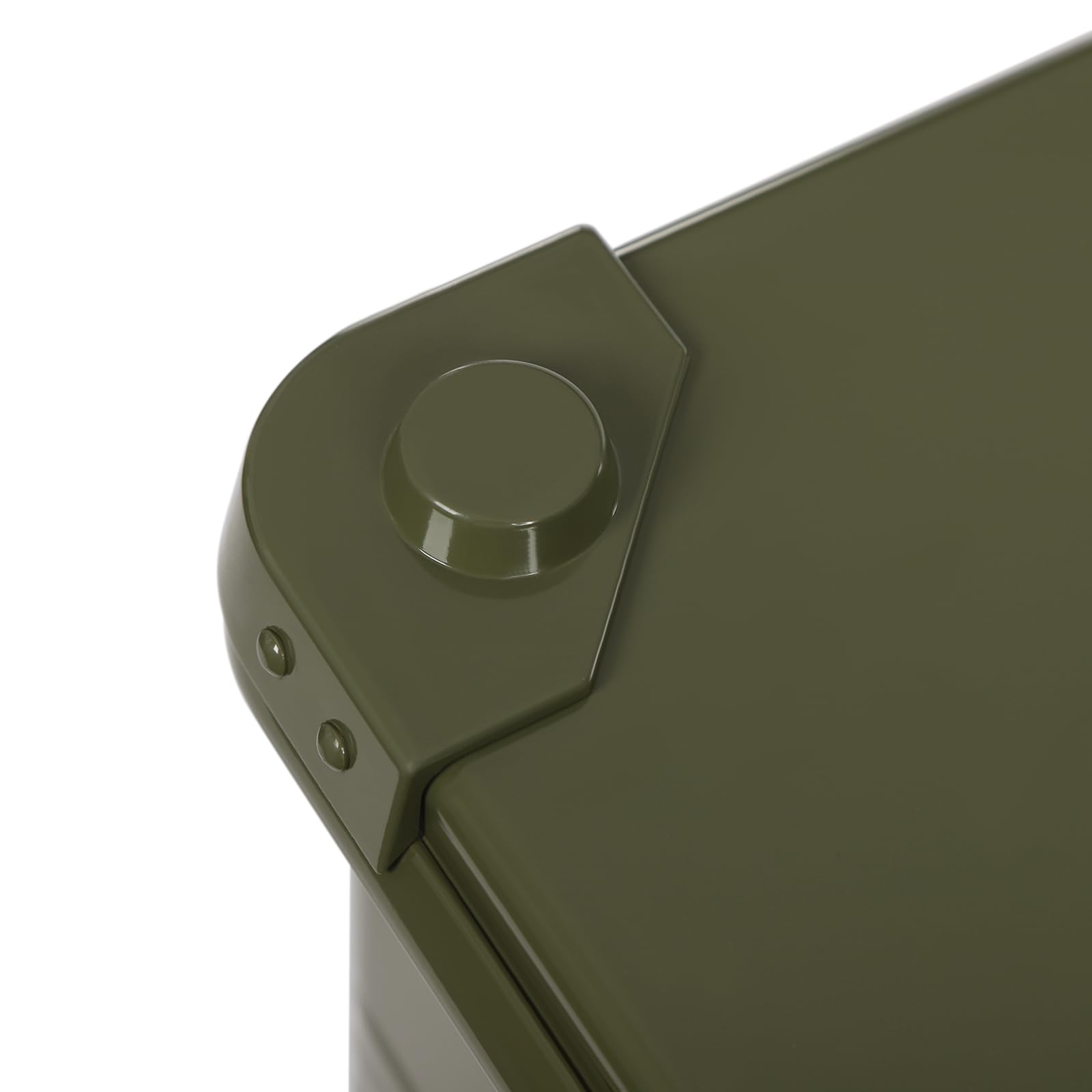 Caja de almacenamiento para camping, de aleación de aluminio, 50 L, apilable, caja de herramientas con tapa, 57,5 x 37,5 x 27,3 cm, para viajes al aire libre, camping, familia y exteriores