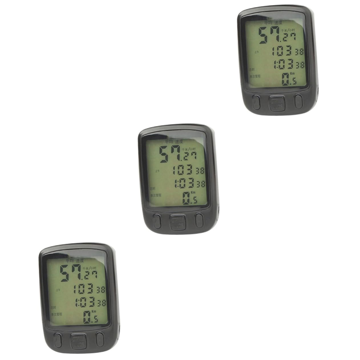 INOOMP 3Pcs Cyclette Bicicleta Estatica Para Ejercicios Excersize Bike Cyclette Ciclo Computer Computer Bici Ciclo Tachimetro Bici Tachimetro Contachilometri Bicicletta Apparecchio