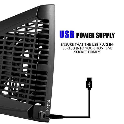 Cooling Fan for Xbox 360,USB Side Heat Exhauster Exhauster Powered by USB Port of for Xbox 360 Console. - Thumbnail 6