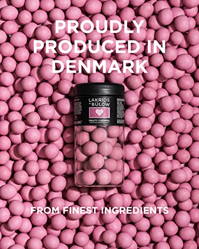 Lakrids By Bülow - Love - Fruity Caramel - 10.41 Oz - Chocolate Coated Licorice Balls - Gourmet Candy Sustainably Produced In Copenhagen #TOP1
