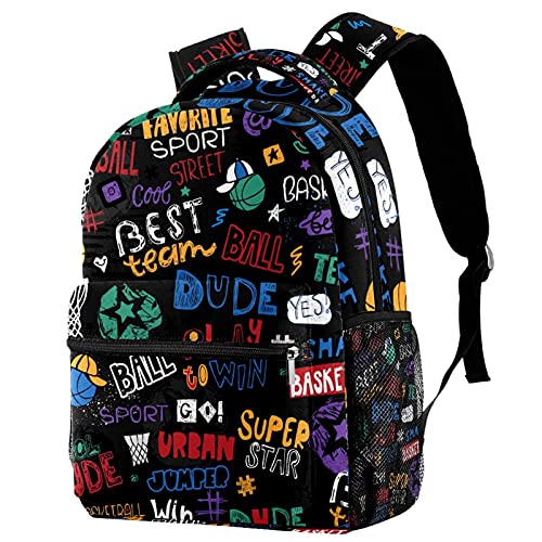 Mochila de baloncesto para evitar cargar peso en la escuela