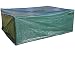 Produktbild Abdeckhaube Gartenmöbel Atmungsaktiv Abdeckhaube für Gartenmöbel Witterungsbeständig und Wasserdicht Oxford Gewebe Abdeckhaube Rechteckig (280x204x106 cm) - Grün