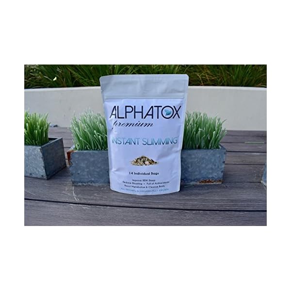 Alphatox 14 Day Premium Instant Slimming Tea Cycle | Helps Lose Weight Naturally, Full of Anti-oxidants | 14 Herbal Tea Bags | Organic Tea