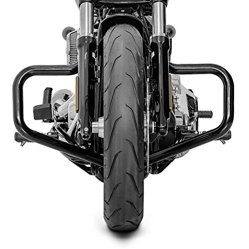 Defensa Mustache II Compatible para Harley Softail Low Rider 18-20 Negro