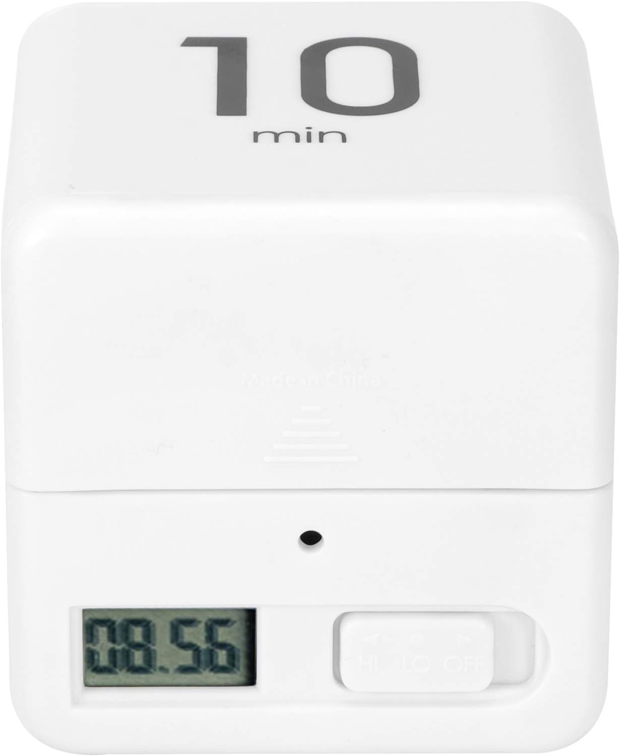 Cube Timer, Cubic Digital Timer with Display Time Management, Gravity Sensor Flip Timer for Home Kitchen School Office (Battery Not Included) (1-3-5-10 points)