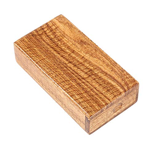 XIAOXIAO Caixa de cigarros a caixa de cigarros de madeira portátil para homens com folhos numa caixa de cigarros feita à mão de madeira inteira pode conter 10 cigarros (cor: D)