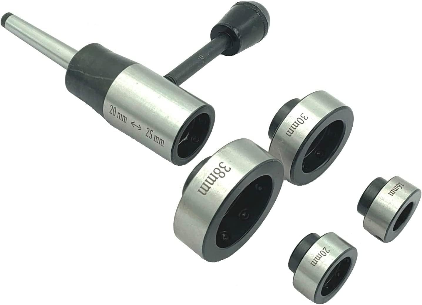 Tailstock Metric Die Sizes 16, 20, 25, 30, 38 mm Holder Capacity for Threading on Lathe (MT2 Shank)-picture-31