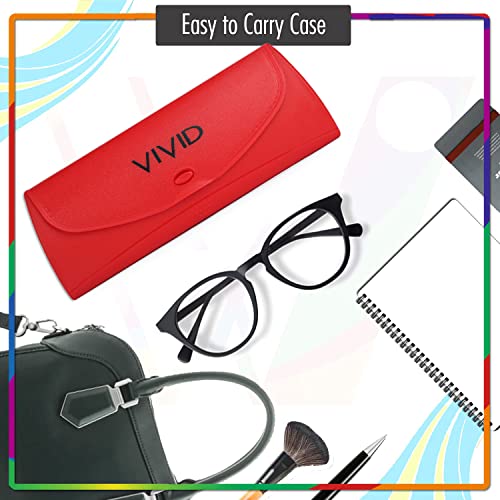 Image of VIVID Vision Unisex Adult Lightweight Eyewear Specs Case Cover | Protect Eye Glasses | Chashma Dibbi | Sunglass Box