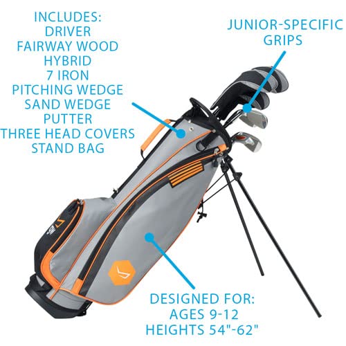 TGW Junior Golf Club Set Ages 9-12 Graphite Right Hand