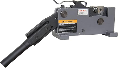 Miniatura 5 de KAKA INDUSTRIAL Tijeras manuales de chapa, corta acero redondo de hasta 34 pulgadas (0.787 in), barra plana, acero cuadrado, barras de refuerzo y