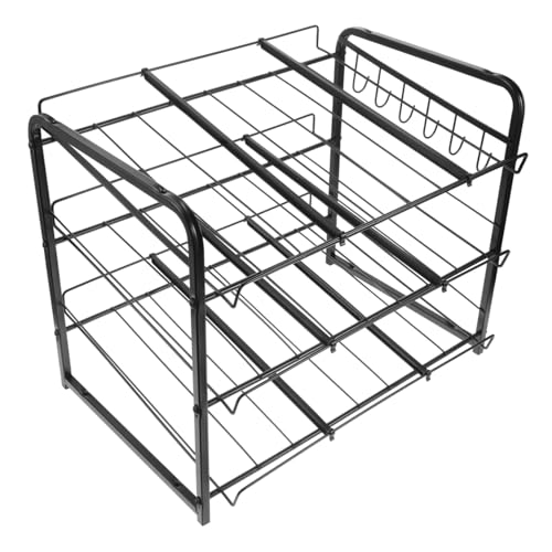 ROMISBABA Organizador de Latas Apilable de Dispensador para Frigorífico y Despensa Estante Multiusos de Gran Capacidad para Cocina y Encimera Diseño Ajustable y Resistente para