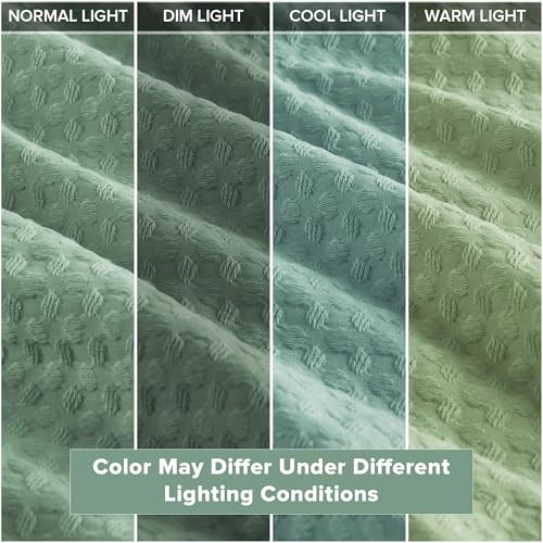 Comfort Spaces Mina Duvet Cover Set, King/Cal King, 3 Piece, Sage Green - image 8