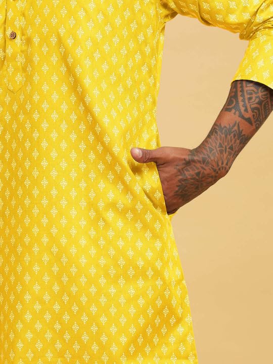 Image of BE ACTIVE Cotton Kurta for Men | Traditional and Classy Design | Indian Kurta | Full Sleeve Kurta