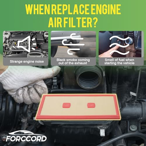 Image of 2-Pack Engine Air Filters for 2012-2018 Mercedes-Benz W204 W212 C300 C350